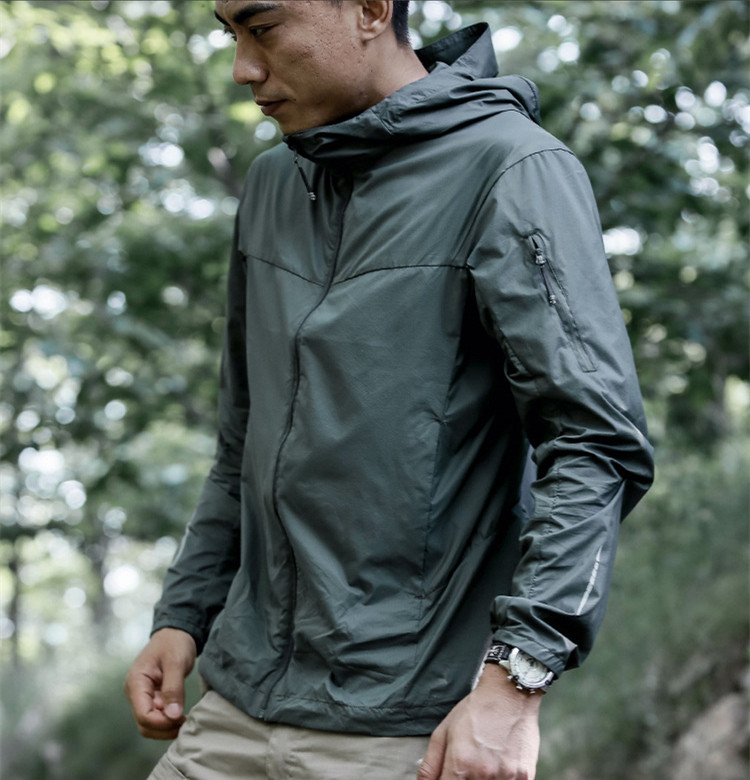 Windproof Jacket Softshell - FSTAR-Atmungsaktive Sonnenschutz kleidung für Männer, taktische
