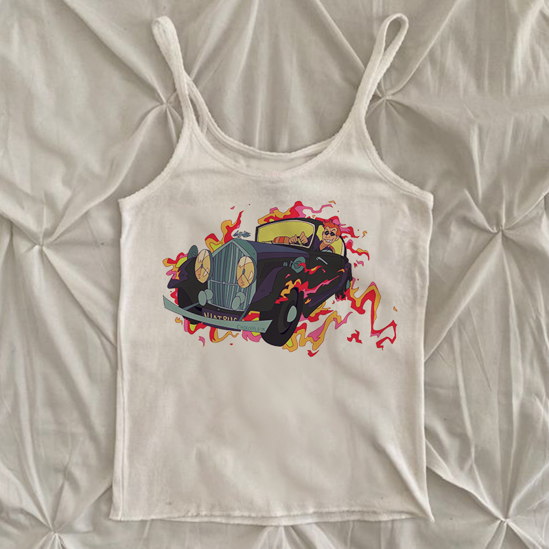 Winter Clothing Zara - Good OmensY2k Good Omens Print Kleidung
