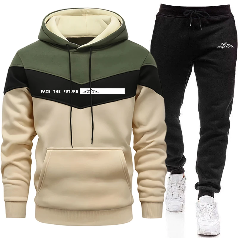 Winter Clothing Men - Neuer Herren-Trainingsanzug Herbst Winter Lässiges Sweatshirt-Outfit