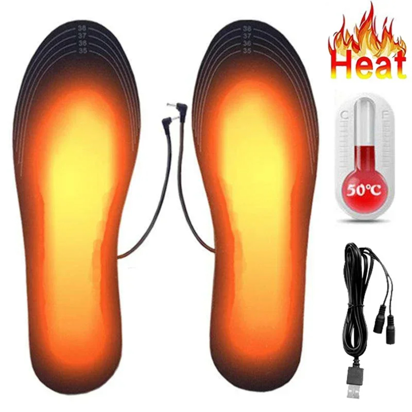 Heated Insole Rechargeable - USB wiederaufladbare beheizte Einlegesohlen Größe 35–46