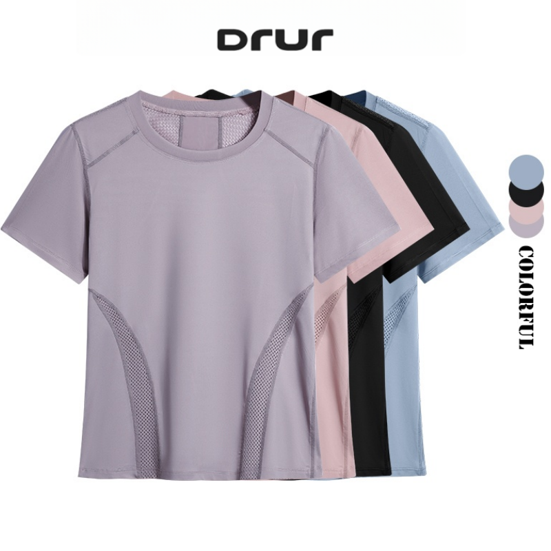 Winter Clothing Items - DRUR Sommer Leichtes Lauf-T-Shirt für Damen,