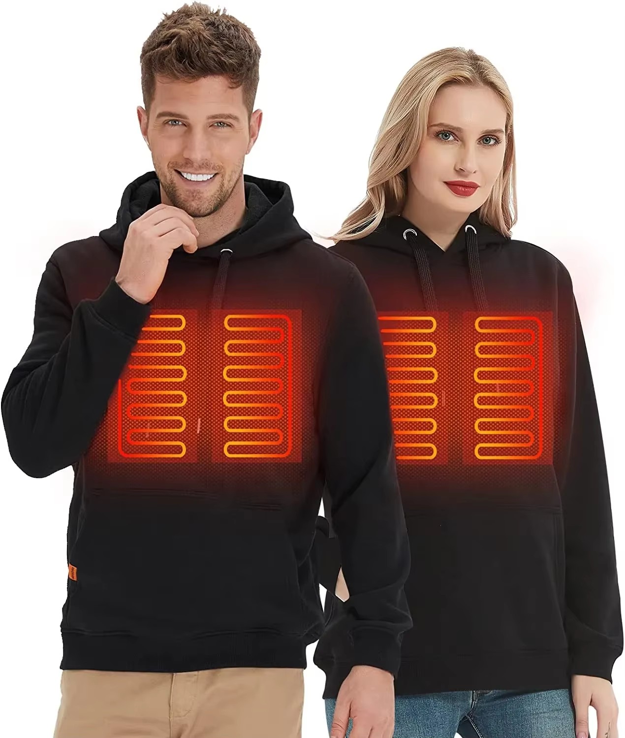 Winter Clothing Items - Damen USB-Heiz-Hoodies Herren Vintage Gothic Beheizte