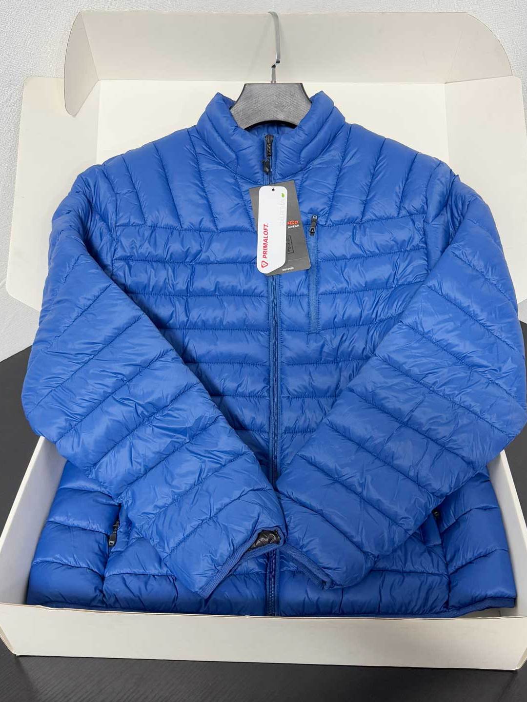 Winter Clothing Label - Herren Ultra-Warme P-Baumwoll-Jacke mit Stehkragen Leichte