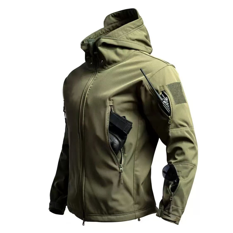 Windproof Jacket Softshell - Männer Militärische Taktische Winter Herbst Warme