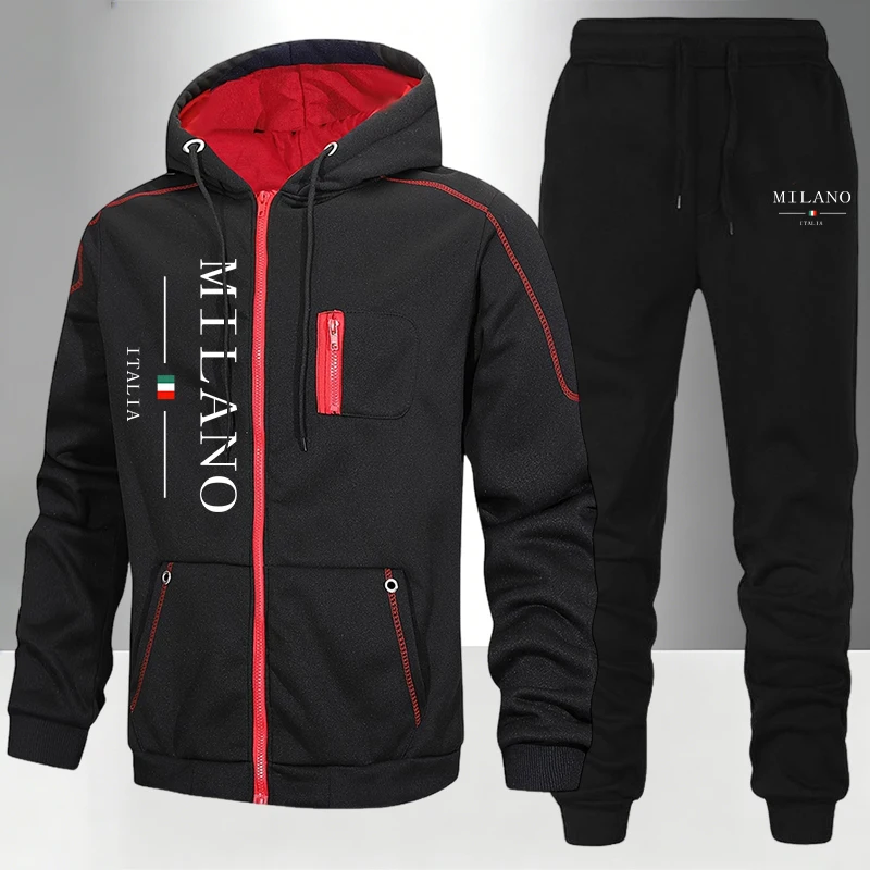 Winter Clothing Items - Italienische Mode Herren-Set/Mantel/Hose Herbst Winter Täglicher