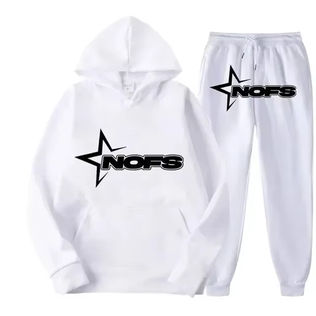 Winter Clothing Men - 2026 Streetwear Herren Kapuzenpullover Trainingsanzug Star