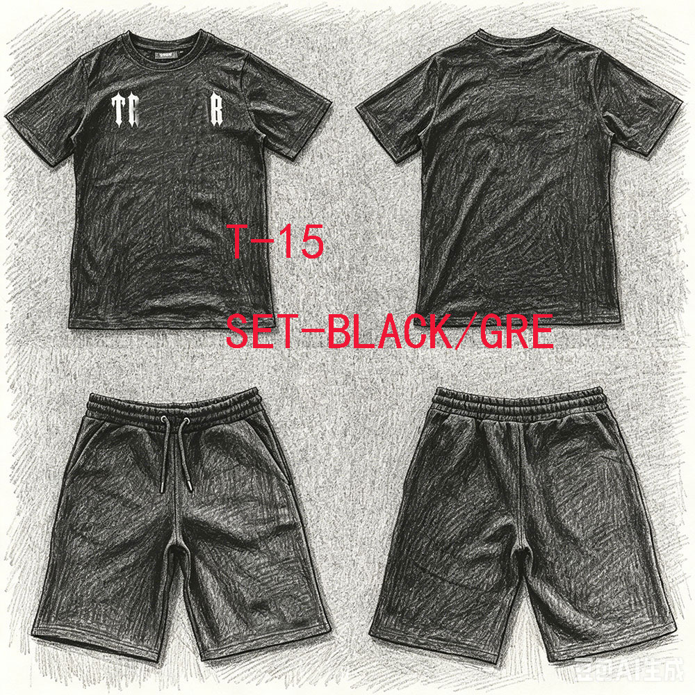 Winter Clothing Men - T-15 Kurzes Trainingsanzug-Set: Jogginghose und T-Shirt,