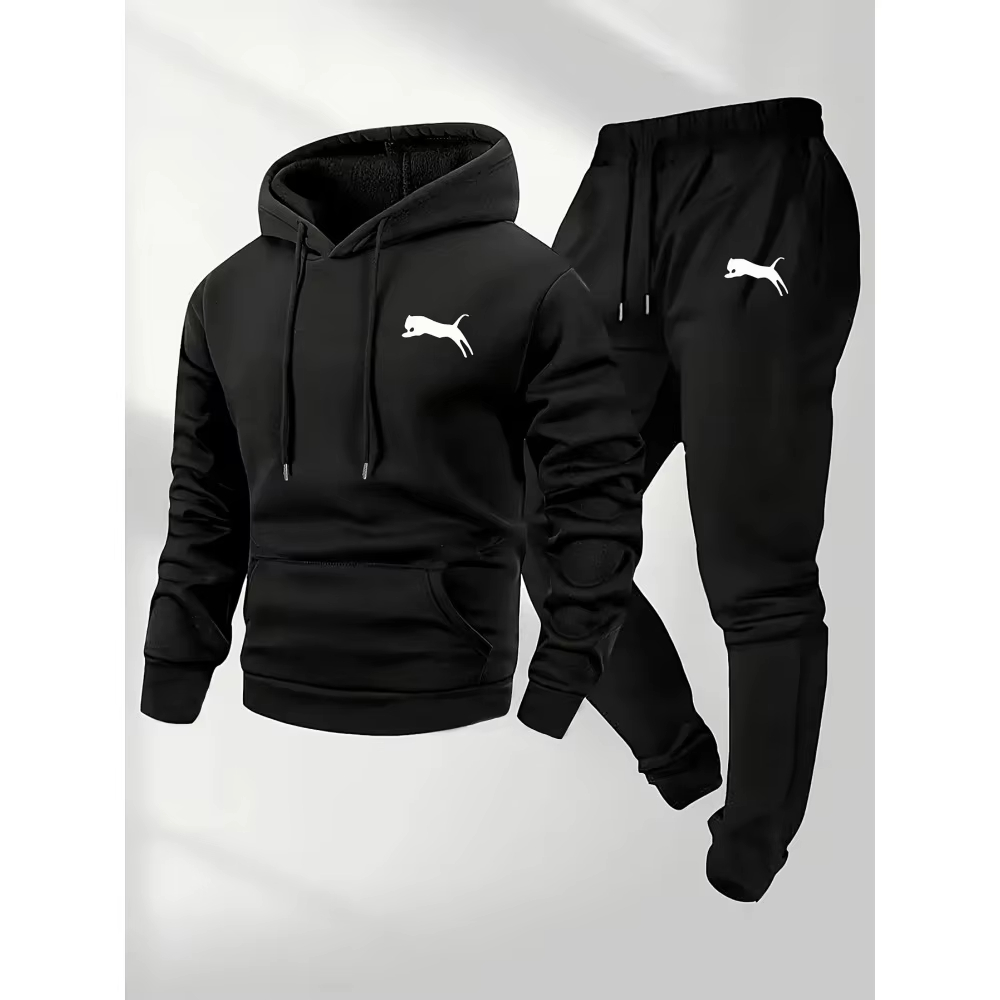 Winter Clothing Men - 2026 Meistverkauftes Herren-Kapuzenpullover & Hosen-Set Lässiger