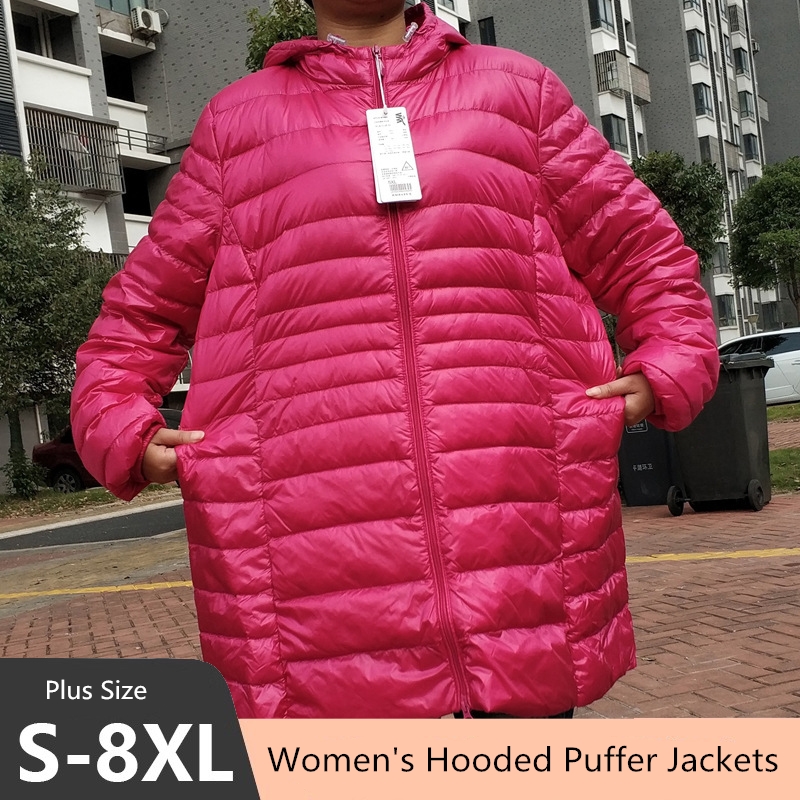 Plus Size 5XL 6XL 7XL Damen-Pu – Winter Clothing Items Bewertung und Preis