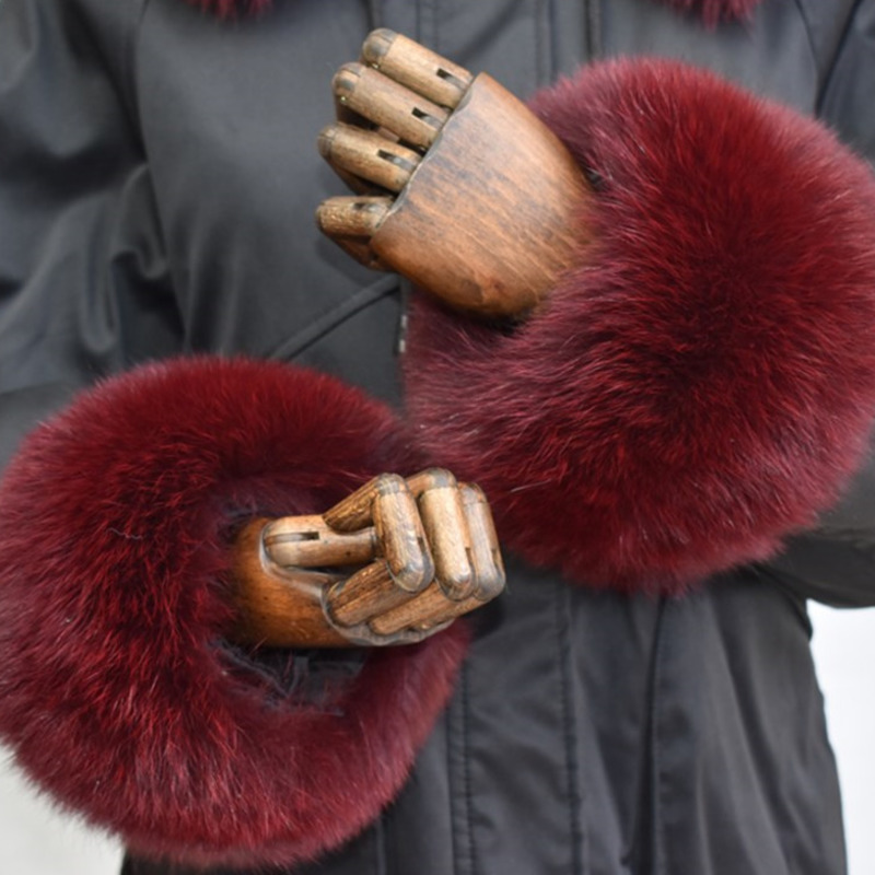 Fuchspelz-Manschetten für Dame – Winter Clothing Items Bewertung und Preis