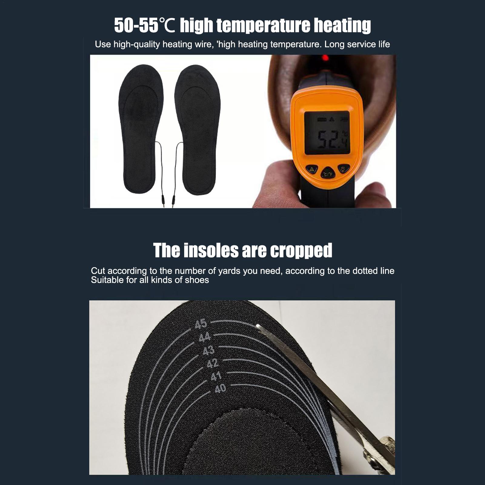 USB-beheizte Einlegesohlen, sc – Heated Insole Rechargeable Bewertung und Preis