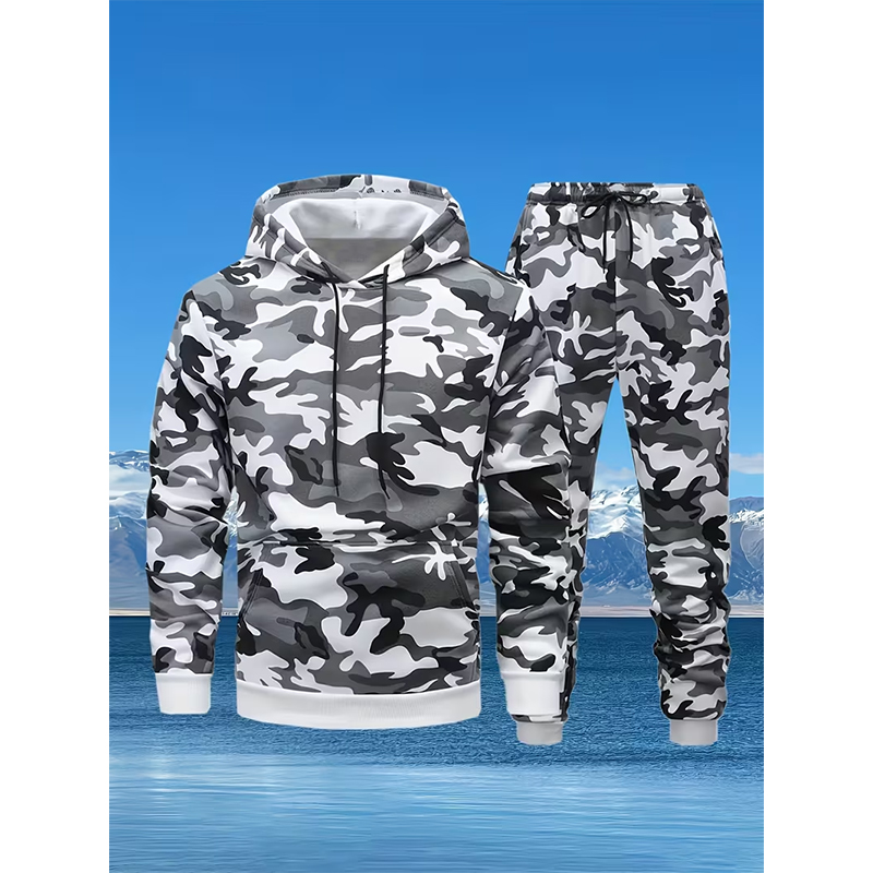 Herbst Tarnmuster 3D-Druck Hoo – Winter Clothing Men Bewertung und Preis
