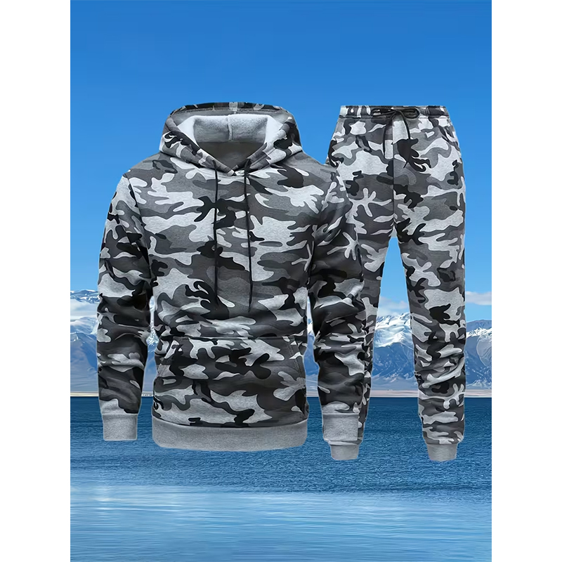 Herbst Tarnmuster 3D-Druck Hoo – Winter Clothing Men Bewertung und Preis