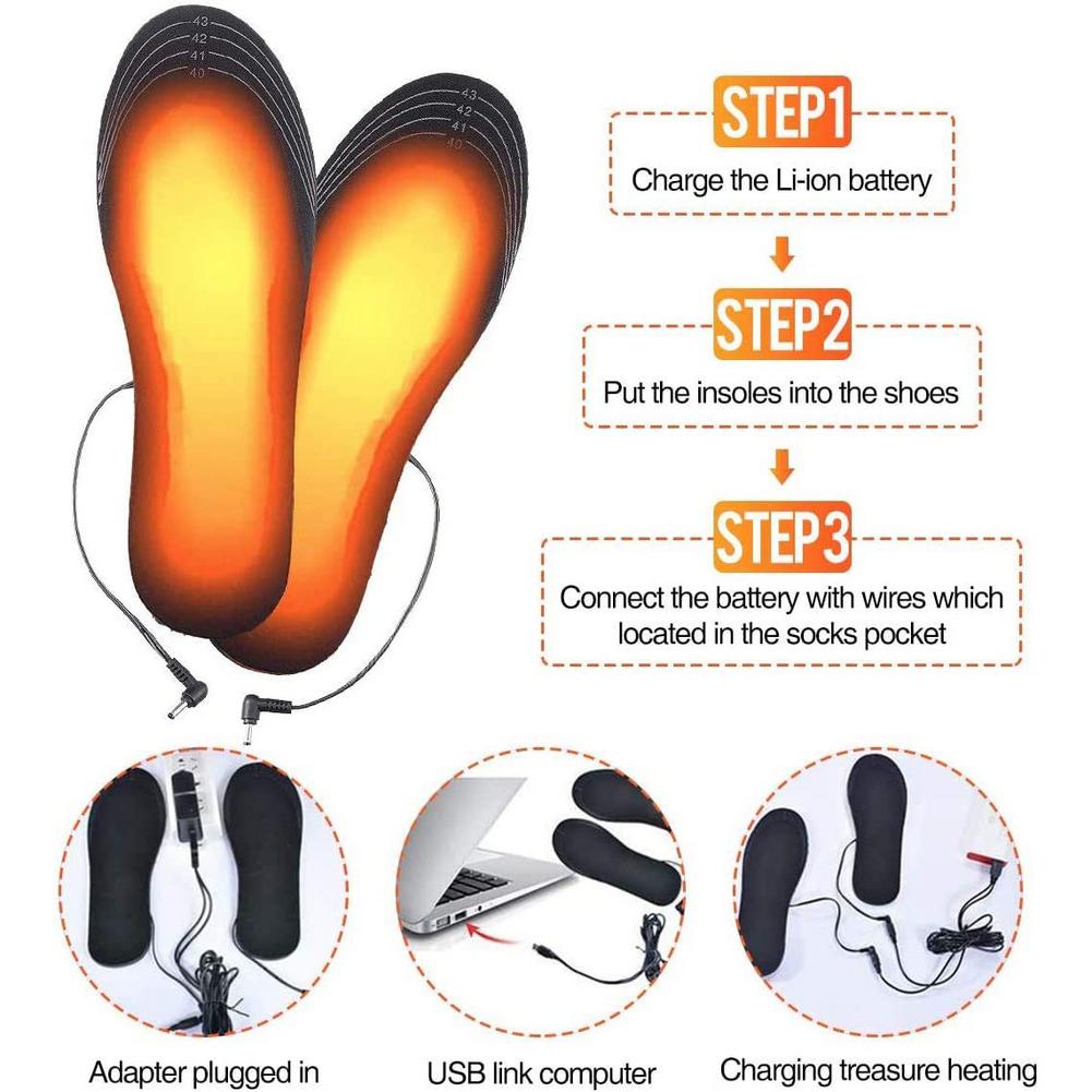 USB wiederaufladbare beheizte  – Heated Insole Rechargeable Bewertung und Preis