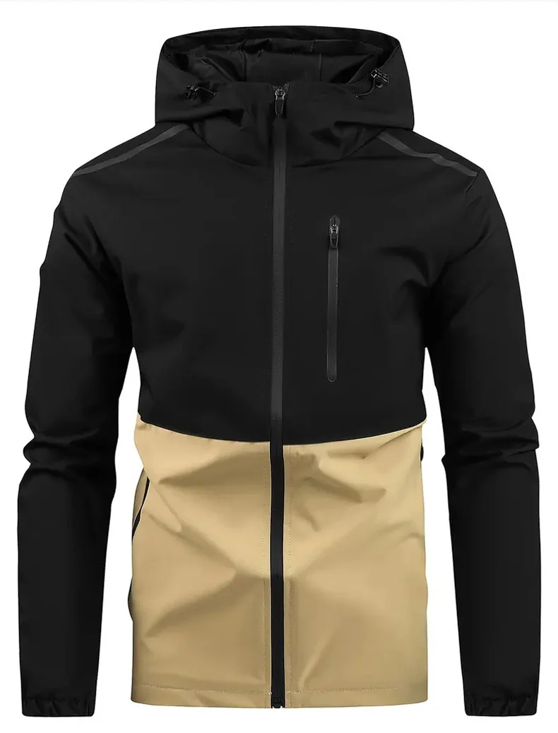 Farbblockierte wasserdichte Wa – Windproof Jacket Softshell Bewertung und Preis